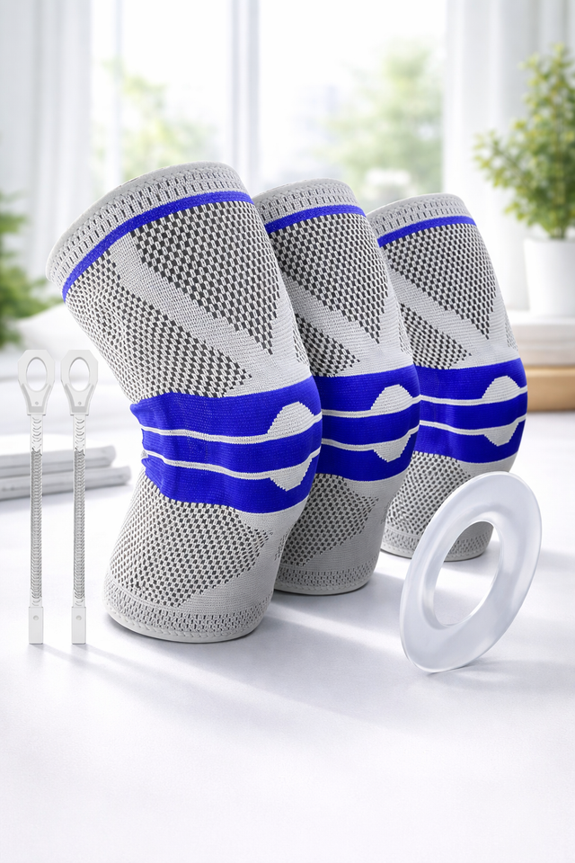 Pack de 3 Rodilleras Ortopédicas de Compresión