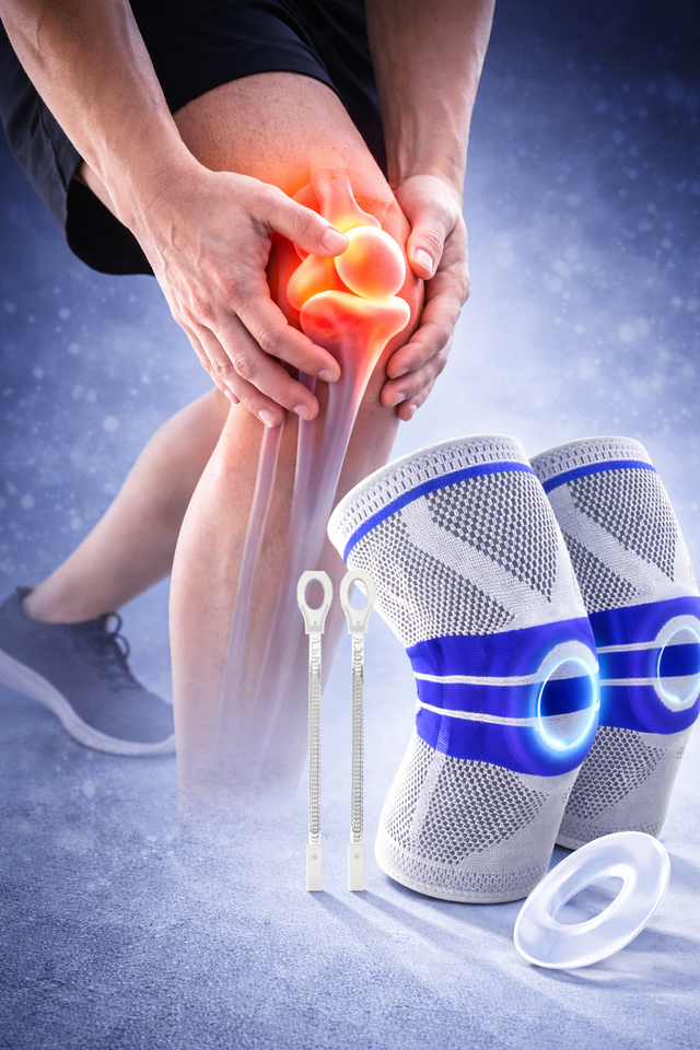 Pack de 3 Rodilleras Ortopédicas de Compresión