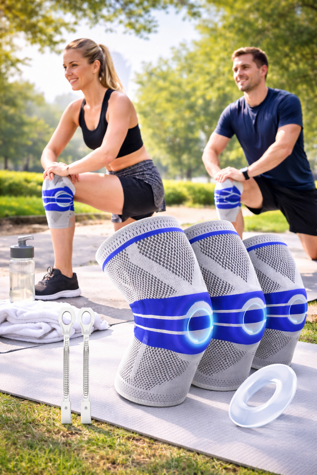 Pack de 3 Rodilleras Ortopédicas de Compresión